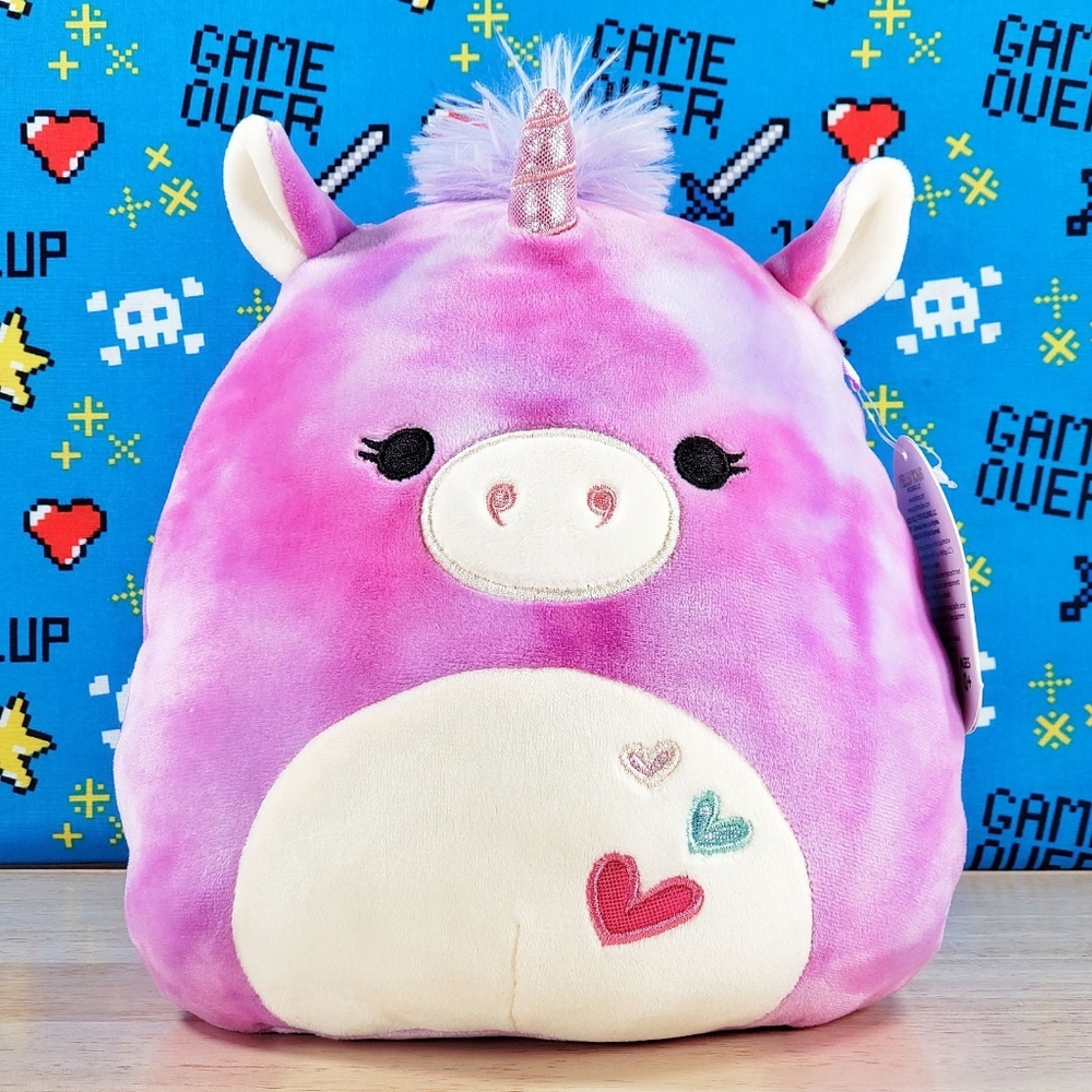 SOLD OUT - Squishmallow Edden the Unicorn 8" 2021 Valentine UltraSoft Plush